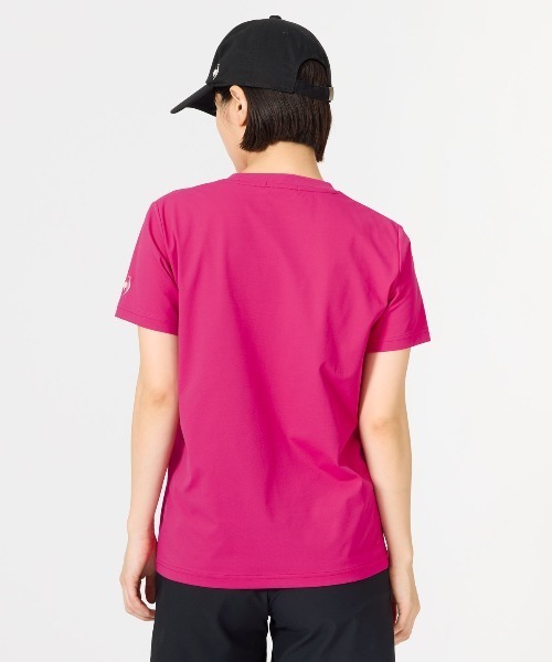 le coq sportif(ルコックスポルティフ)の「【ルコックスポルティフ】吸汗速乾/ストレッチ/UVカット/遮熱ヘランカ半袖Tシャツ(Tシャツ/カットソー・レディース・ブルー/ネイビー/ピンク/ホワイト・S/M/L/XL)」の18枚目の写真