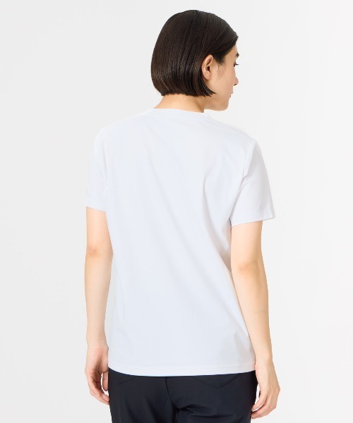 le coq sportif(ルコックスポルティフ)の「【ルコックスポルティフ】吸汗速乾/ストレッチ/UVカット/遮熱ヘランカ半袖Tシャツ(Tシャツ/カットソー・レディース・ブルー/ネイビー/ピンク/ホワイト・S/M/L/XL)」の5枚目の写真