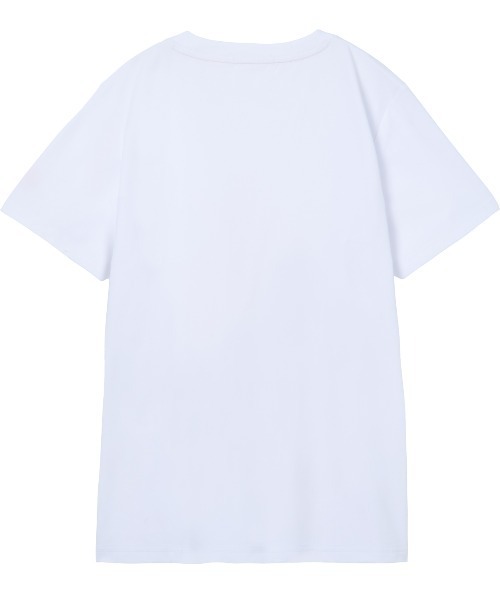 le coq sportif(ルコックスポルティフ)の「【ルコックスポルティフ】吸汗速乾/ストレッチ/UVカット/遮熱ヘランカ半袖Tシャツ(Tシャツ/カットソー・レディース・ブルー/ネイビー/ピンク/ホワイト・S/M/L/XL)」の9枚目の写真