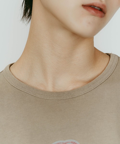 Knuth Marf（クヌースマーフ）の「【Knuth Marf】AI future layered t-shirt　クヌースマーフ（Tシャツ/カットソー・レディース・グレー/ブラック/ベージュ・FREE）」の14枚目の写真