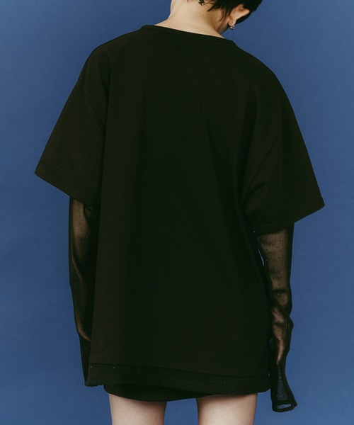 Knuth Marf（クヌースマーフ）の「【Knuth Marf】AI future layered t-shirt　クヌースマーフ（Tシャツ/カットソー・レディース・グレー/ブラック/ベージュ・FREE）」の17枚目の写真