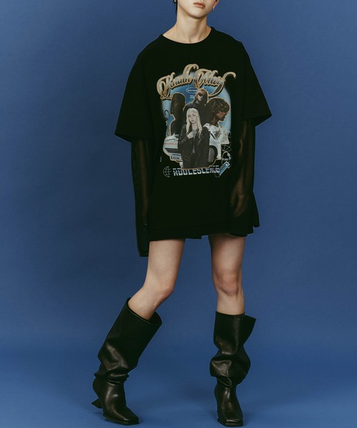 Knuth Marf（クヌースマーフ）の「【Knuth Marf】AI future layered t-shirt　クヌースマーフ（Tシャツ/カットソー・レディース・グレー/ブラック/ベージュ・FREE）」の18枚目の写真