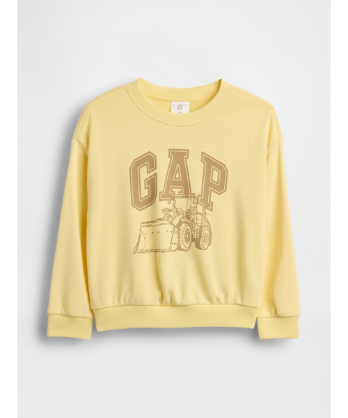 GAP(ギャップ)の「babyGap リラックスフィット フレンチテリー グラフィック スウェットシャツ(スウェット・キッズ・ブルー/グリーン/イエロー/オレンジ・100cm/105cm/110cm/90cm/95cm/80cm/70cm)」の3枚目の写真