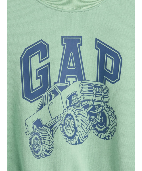 GAP(ギャップ)の「babyGap リラックスフィット フレンチテリー グラフィック スウェットシャツ(スウェット・キッズ・ブルー/グリーン/イエロー/オレンジ・100cm/105cm/110cm/90cm/95cm/80cm/70cm)」の7枚目の写真