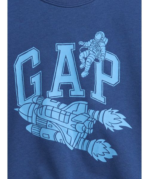 GAP(ギャップ)の「babyGap リラックスフィット フレンチテリー グラフィック スウェットシャツ(スウェット・キッズ・ブルー/グリーン/イエロー/オレンジ・100cm/105cm/110cm/90cm/95cm/80cm/70cm)」の5枚目の写真