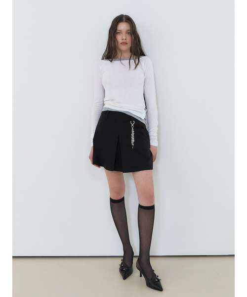 ETMON(エトモン)の「Layered Boatneck T-Shirt, White(Tシャツ/カットソー・レディース・その他・FREE)」の3枚目の写真
