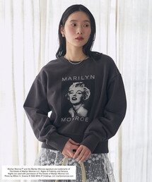 マリリン・モンロー PHOTO PRINT SWEAT SHIRT/ マリリン・モンロー フォトプリント スウェット