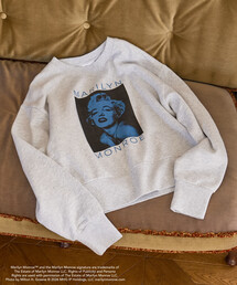 マリリン・モンロー PHOTO PRINT SWEAT SHIRT/ マリリン・モンロー フォトプリント スウェット