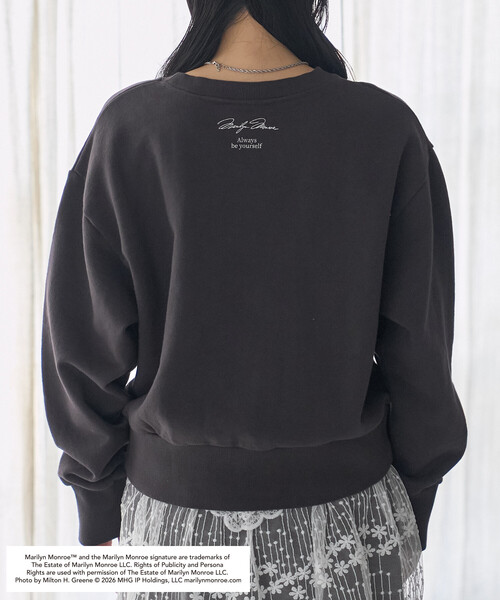 セール】マリリン・モンロー PHOTO PRINT SWEAT SHIRT/ マリリン