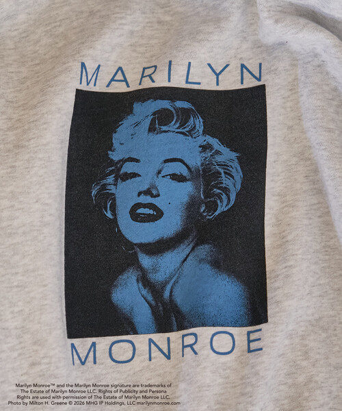 FREAK'S STORE(フリークスストア)の「マリリン・モンロー PHOTO PRINT SWEAT SHIRT/ マリリン・モンロー フォトプリント スウェット(スウェット・レディース・チャコール/ライトグレー・フリ-)」の22枚目の写真