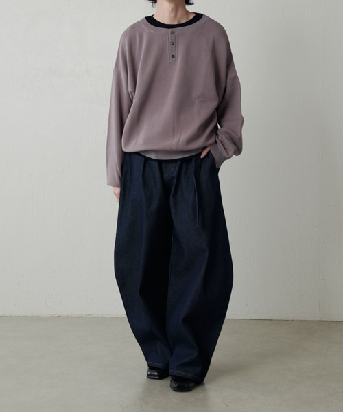 Lui's(ルイス)の「13.5ozリジットバルーンカーブデニムパンツ(デニムパンツ・メンズ・インディゴブルー/ブラック・S/M/L)」の16枚目の写真