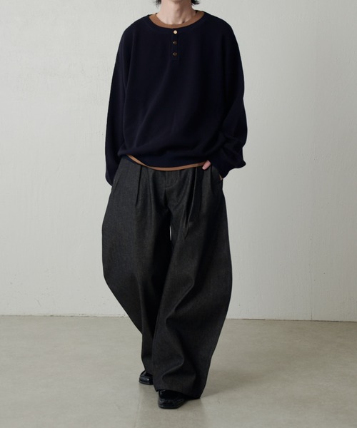 Lui's(ルイス)の「13.5ozリジットバルーンカーブデニムパンツ(デニムパンツ・メンズ・インディゴブルー/ブラック・S/M/L)」の14枚目の写真