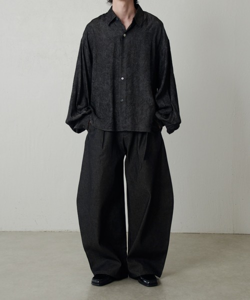 Lui's(ルイス)の「13.5ozリジット Balloon Curve デニムパンツ(デニムパンツ・メンズ・インディゴブルー/ブラック・S/M)」の22枚目の写真