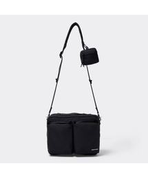 customellow（カスタムメロウ）の「Black Nylon Cross Bag CABAX25511BKX（メッセンジャーバッグ）」