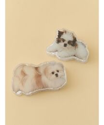 merry jenny | モコゾウ ドッグ＆パピーバンスクリップ(バレッタ/ヘアクリップ)