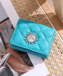 EVRIS（エヴリス）の「【EVRIS/エヴリス】SUNNY　メタル　キャビアスキン　三つ折りミニ財布（財布）」