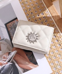 EVRIS（エヴリス）の「【EVRIS/エヴリス】SUNNY　メタル　キャビアスキン　三つ折りミニ財布（財布）」