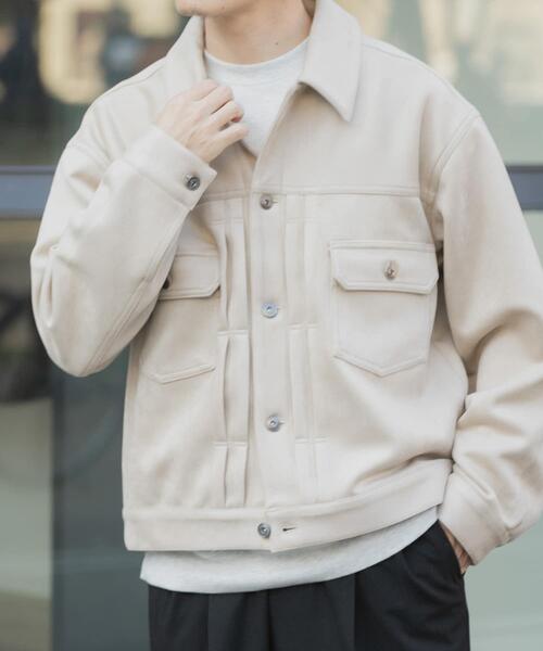 ITEMS URBANRESEARCH（アイテムズ アーバンリサーチ）の「F.S.トラッカージャケット（その他アウター・メンズ・チャコールグレー/ブラウン/ライトベージュ・MEDIUM/LARGE）」の5枚目の写真