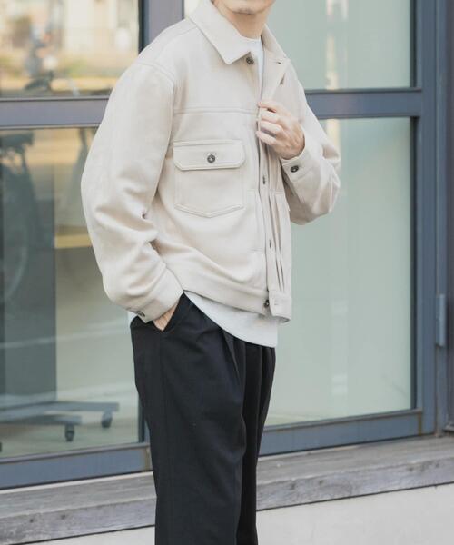 ITEMS URBANRESEARCH（アイテムズ アーバンリサーチ）の「F.S.トラッカージャケット（その他アウター・メンズ・チャコールグレー/ブラウン/ライトベージュ・MEDIUM/LARGE）」の10枚目の写真