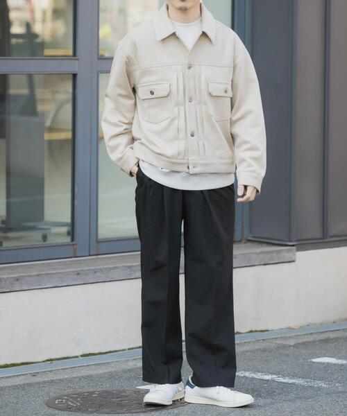 ITEMS URBANRESEARCH（アイテムズ アーバンリサーチ）の「F.S.トラッカージャケット（その他アウター・メンズ・チャコールグレー/ブラウン/ライトベージュ・MEDIUM/LARGE）」の11枚目の写真