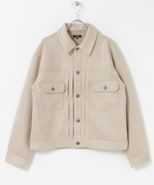 ITEMS URBANRESEARCH（アイテムズ アーバンリサーチ）の「F.S.トラッカージャケット（その他アウター・メンズ・チャコールグレー/ブラウン/ライトベージュ・MEDIUM/LARGE）」の12枚目の写真