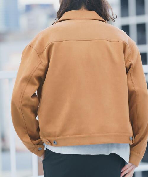 ITEMS URBANRESEARCH（アイテムズ アーバンリサーチ）の「F.S.トラッカージャケット（その他アウター・メンズ・チャコールグレー/ブラウン/ライトベージュ・MEDIUM/LARGE）」の15枚目の写真