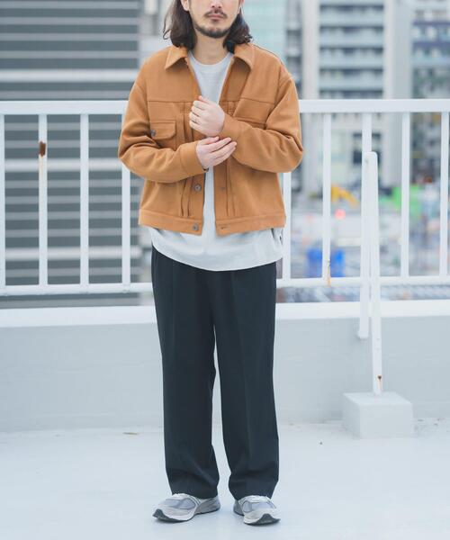 ITEMS URBANRESEARCH（アイテムズ アーバンリサーチ）の「F.S.トラッカージャケット（その他アウター・メンズ・チャコールグレー/ブラウン/ライトベージュ・MEDIUM/LARGE）」の19枚目の写真