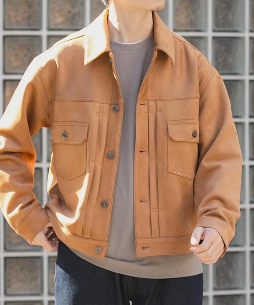 ITEMS URBANRESEARCH（アイテムズ アーバンリサーチ）の「F.S.トラッカージャケット（その他アウター・メンズ・チャコールグレー/ブラウン/ライトベージュ・MEDIUM/LARGE）」の20枚目の写真