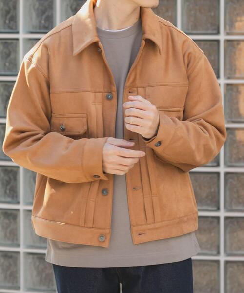 ITEMS URBANRESEARCH（アイテムズ アーバンリサーチ）の「F.S.トラッカージャケット（その他アウター・メンズ・チャコールグレー/ブラウン/ライトベージュ・MEDIUM/LARGE）」の21枚目の写真