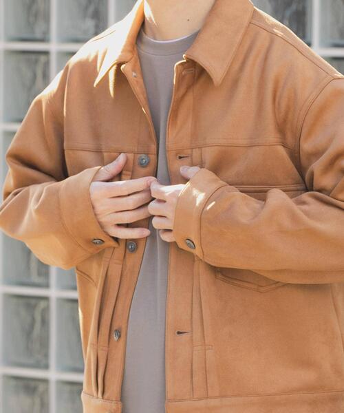 ITEMS URBANRESEARCH（アイテムズ アーバンリサーチ）の「F.S.トラッカージャケット（その他アウター・メンズ・チャコールグレー/ブラウン/ライトベージュ・MEDIUM/LARGE）」の22枚目の写真