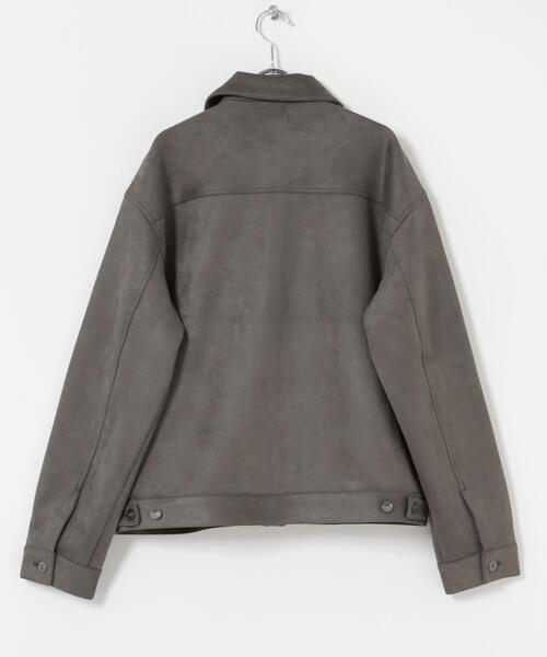 ITEMS URBANRESEARCH（アイテムズ アーバンリサーチ）の「F.S.トラッカージャケット（その他アウター・メンズ・チャコールグレー/ブラウン/ライトベージュ・MEDIUM/LARGE）」の7枚目の写真