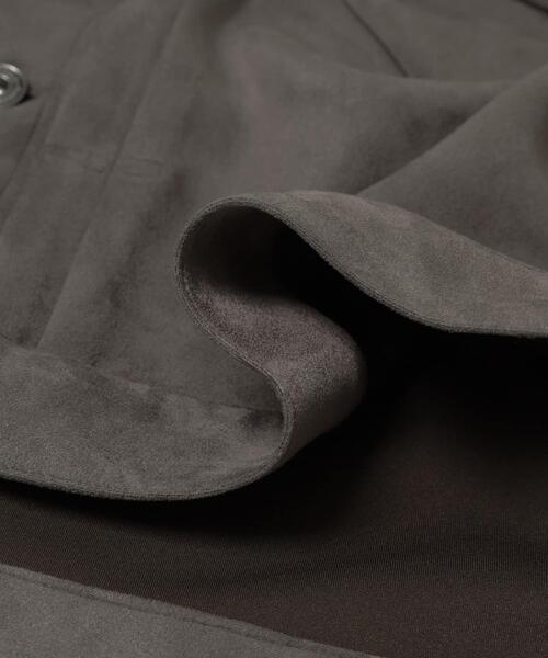 ITEMS URBANRESEARCH（アイテムズ アーバンリサーチ）の「F.S.トラッカージャケット（その他アウター・メンズ・チャコールグレー/ブラウン/ライトベージュ・MEDIUM/LARGE）」の8枚目の写真