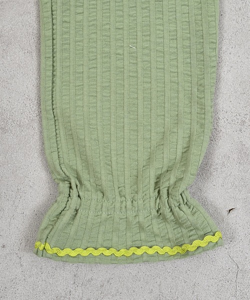 MARKEY'S（マーキーズ）の「ニットサッカー2wayキャンディーサロペット（サロペット/オーバーオール・キッズ・クリーム/ブルー/オレンジ/グリーン・100/80/120/110/90）」の21枚目の写真