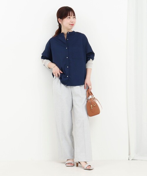 MICO COULIER(ミコクリエ)の「バックヨークテープブラウス(シャツ/ブラウス・レディース・オフホワイト/ホワイト系その他/ブルー系その他/ネイビー/ピンク系その他・38)」の18枚目の写真