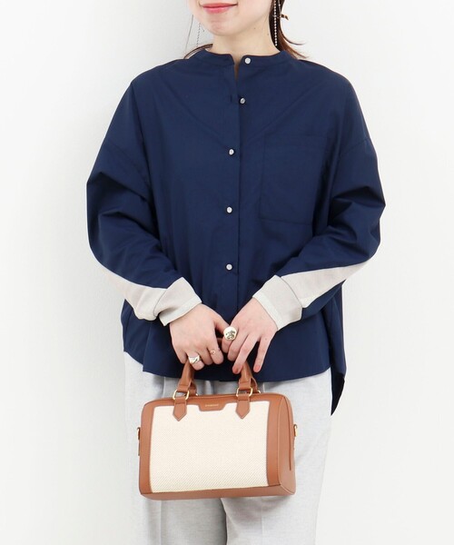 MICO COULIER(ミコクリエ)の「バックヨークテープブラウス(シャツ/ブラウス・レディース・オフホワイト/ホワイト系その他/ブルー系その他/ネイビー/ピンク系その他・38)」の11枚目の写真