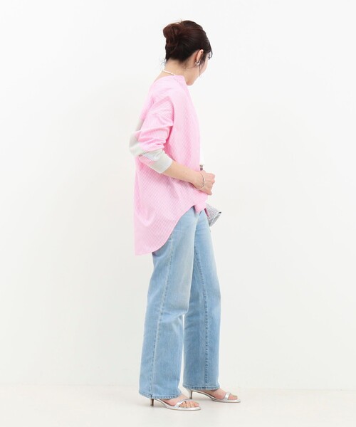 MICO COULIER(ミコクリエ)の「バックヨークテープブラウス(シャツ/ブラウス・レディース・オフホワイト/ホワイト系その他/ブルー系その他/ネイビー/ピンク系その他・38)」の14枚目の写真