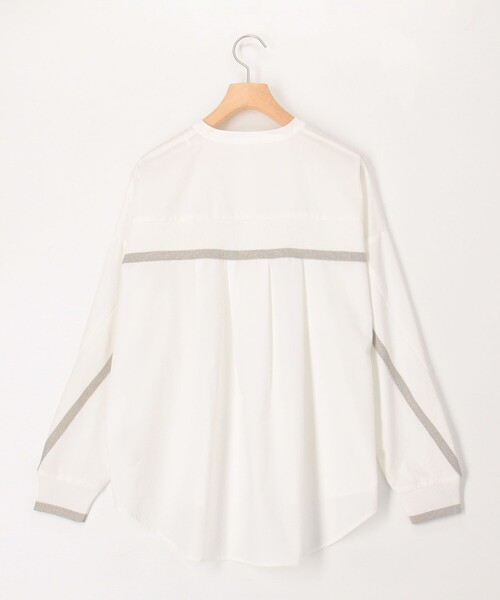 MICO COULIER（ミコクリエ）の「バックヨークテープブラウス（シャツ/ブラウス・レディース・ホワイト系その他/ブルー系その他/ネイビー/ピンク系その他/オフホワイト・38）」の18枚目の写真