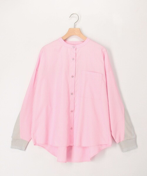 MICO COULIER（ミコクリエ）の「バックヨークテープブラウス（シャツ/ブラウス・レディース・ホワイト系その他/ブルー系その他/ネイビー/ピンク系その他/オフホワイト・38）」の6枚目の写真