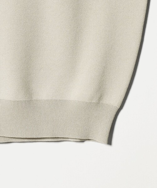 UNITED ARROWS(ユナイテッドアローズ)の「4シーズンズ ミラノリブ スキッパー ニット(ニット/セーター・メンズ・ナチュラル/ダークグレー・M/XL/S/L)」の14枚目の写真