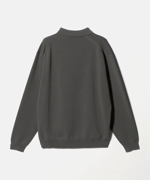 UNITED ARROWS(ユナイテッドアローズ)の「4シーズンズ ミラノリブ スキッパー ニット(ニット/セーター・メンズ・ナチュラル/ダークグレー・M/XL/S/L)」の17枚目の写真