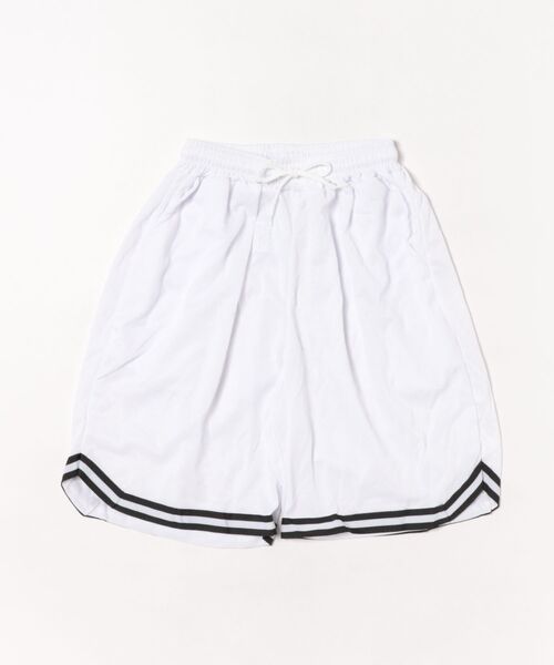 Ritzy(リッツィー)の「オーバーサイズバスケショーツ(その他パンツ・レディース・ブラック/ホワイト・M/L/S/XL)」の4枚目の写真