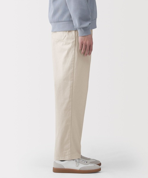 無印良品（ムジルシリョウヒン）の「紳士　洗いざらしデニムイージーパンツ　生成（デニムパンツ・メンズ・キナリ・XL/L/M/S）」の3枚目の写真