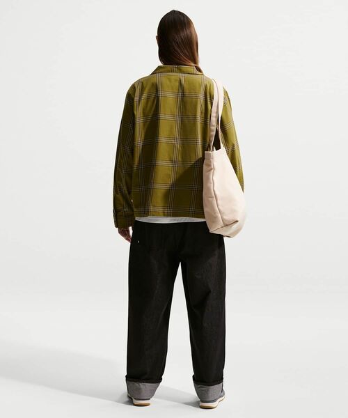 NIKE(ナイキ)の「ナイキ ライフ メンズ ロングスリーブ フランネル シャツ / Nike Life Men's Long-Sleeve Flannel Shirt IF1046-368 Olive Flak(シャツ/ブラウス・メンズ・オリーブ・2XL/L/M/S/XL)」の5枚目の写真