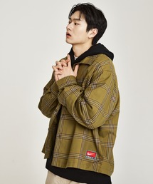 NIKE | ナイキ ライフ メンズ ロングスリーブ フランネル シャツ / Nike Life Men's Long-Sleeve Flannel Shirt IF1046-368 Olive Flak(シャツ/ブラウス)