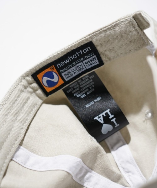 C.E.L.STORE（セルストア）の「I LOVE LA / アイラブエルエー LOGO PIGMENT CAP 刺しゅう ロゴ ピグメント加工 キャップ（キャップ・メンズ・ブルー/サンドベージュ/ピンク・ONE SIZE）」の5枚目の写真