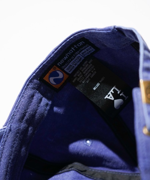 C.E.L.STORE（セルストア）の「I LOVE LA / アイラブエルエー LOGO PIGMENT CAP 刺しゅう ロゴ ピグメント加工 キャップ（キャップ・メンズ・ブルー/サンドベージュ/ピンク・ONE SIZE）」の12枚目の写真