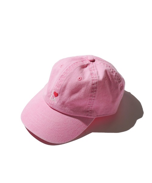 C.E.L.STORE（セルストア）の「I LOVE LA / アイラブエルエー LOGO PIGMENT CAP 刺しゅう ロゴ ピグメント加工 キャップ（キャップ・メンズ・ブルー/サンドベージュ/ピンク・ONE SIZE）」の14枚目の写真