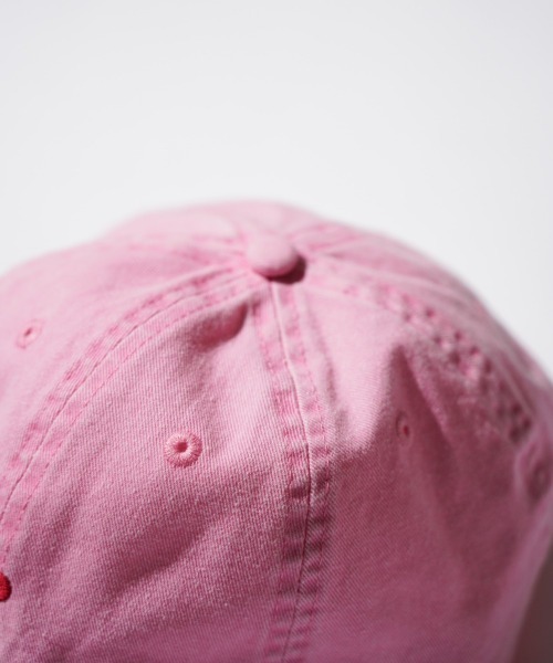 C.E.L.STORE（セルストア）の「I LOVE LA / アイラブエルエー LOGO PIGMENT CAP 刺しゅう ロゴ ピグメント加工 キャップ（キャップ・メンズ・ブルー/サンドベージュ/ピンク・ONE SIZE）」の16枚目の写真