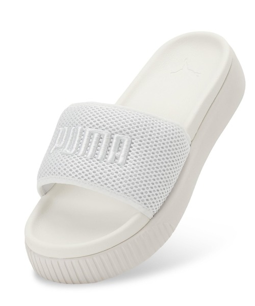PUMA(プーマ)の「PUMA プーマ 厚底サンダル プラットフォーム スライド UM 407407(サンダル・レディース・ブラック/ホワイト・25.0cm/24.0cm/23.0cm)」の6枚目の写真