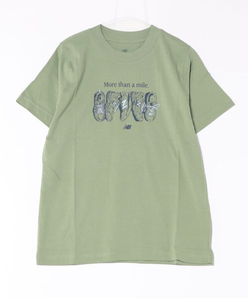 NEW BALANCE(ニューバランス)の「《New Balance》MT61778S(Tシャツ/カットソー・メンズ・ブラック/グレー/グリーン系・S/M/L/2XL/XL)」の1枚目の写真